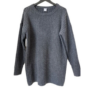 Melrose & Market Mock Neck Mini Ribbed Thick Oversized  Sweater Dress